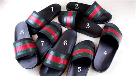 gucci flip flops cheap fake|gucci slides are they real.